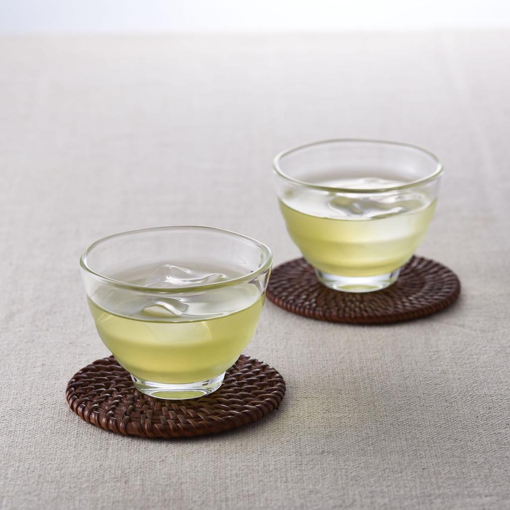 HARIO Heat-Resistant Glass Cups (Set of 5), MicrowaveOvenDishwasher Safe, 170ml, Made in Japan, HU-3012