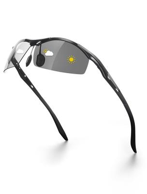 Okulary sportowe polaryzacyjne z fotochromową polaryzacją UV zaprojektowane dla UV odpowiednie do gór i golfa [Health Nest] [H.Nest] funkcja, soczewki,