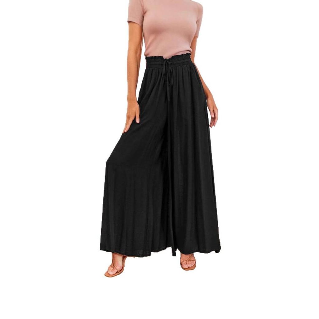 Plus Size Women’s High Waist Slimming Wide Leg Commuter Pants