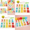 Wooden Number Bead Sorting Board Educational Toy For Toddlers Learning And Cognitive Development