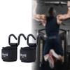 1 pair Pull-up Auxiliary Power Wrist Guard Non-Slip Steel Hook Grips Strap  Gym