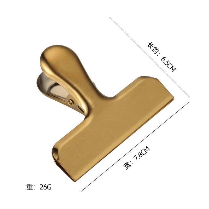 Klipsy do paczek z chipsami ze stali nierdzewnej Klips do żywności i przekąsek do domu i kuchni ze stali nierdzewnej Odporny na wilgoć Domowe gadżety kuchenne Przedmiot