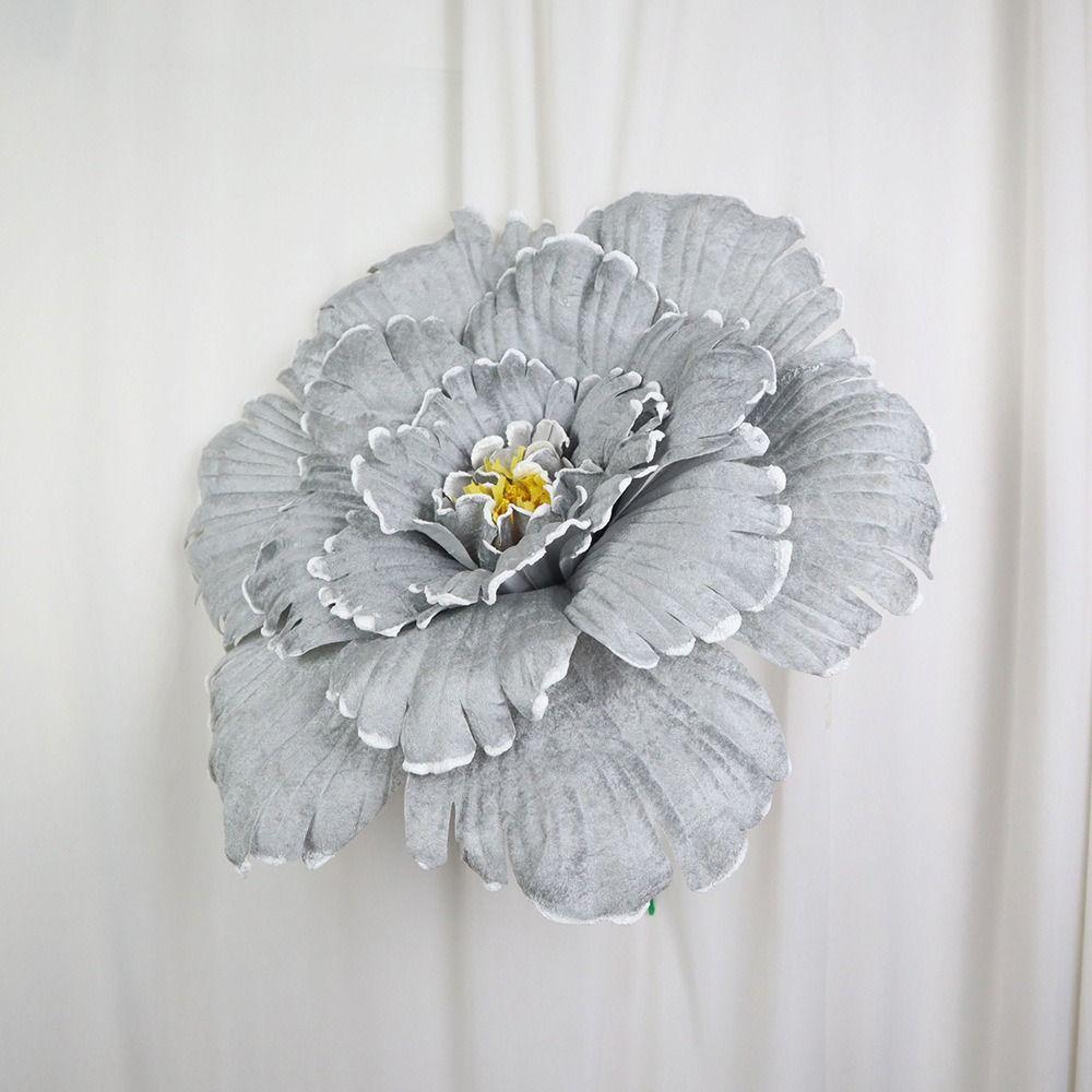 30cm Simulation Peony Flower Head Base Flower Artificial Flowers Large Scale Large Floor Standing Floor Standing Flower