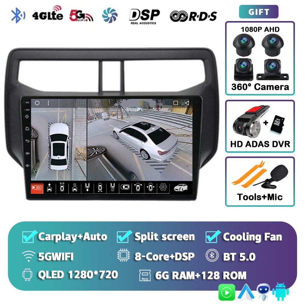 Android 14 Auto Car Radio For Toyota Rush Daihatsu Terios 2017 2018 2019 2020 GPS Navigation Multimedia Player Stereo Head Unit