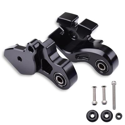 LEDISHUN Lowering Kit for Yamaha NVX155 [AEROX155], NMAX 155, NMAX125, NVX125, Tricity 155 (2022-) - Improves Foot Reach - Rear Lowering Link Rod (Bla