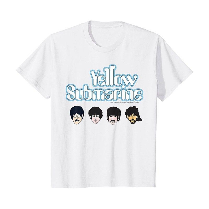 

THE BEATLES 90s Rock Punk Retro Men s and Women s Loose Straight Short-sleeved T-shirts 4XL