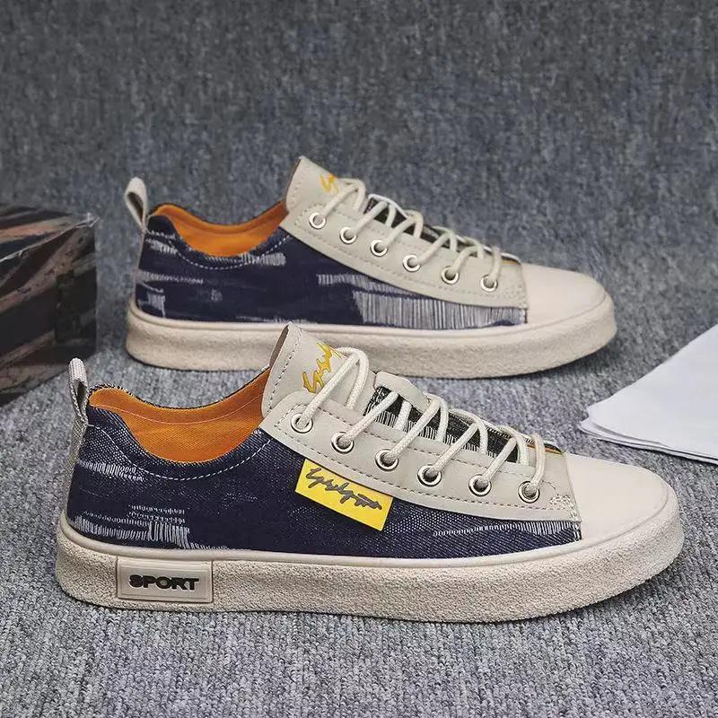 Fashion Chunky Fashion 2024 Sneakers Canvas Male Shoe Classic Original In Promotion Without Leather Size 45 Trend New Men's Casual Shoes