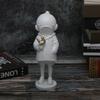 1pc Cross Border Best-selling Banksy Deepsea Girl Resin Handicraft Decorations Home Living Room Porch TV Cabinet Decorations