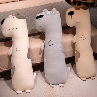 Creative Long Dog Plush Pillow Soft Stuffed Toys Cartoon Animal Puppy Doll Nap Sleep Hug Pillow Cushion Birthday Gift for Kids