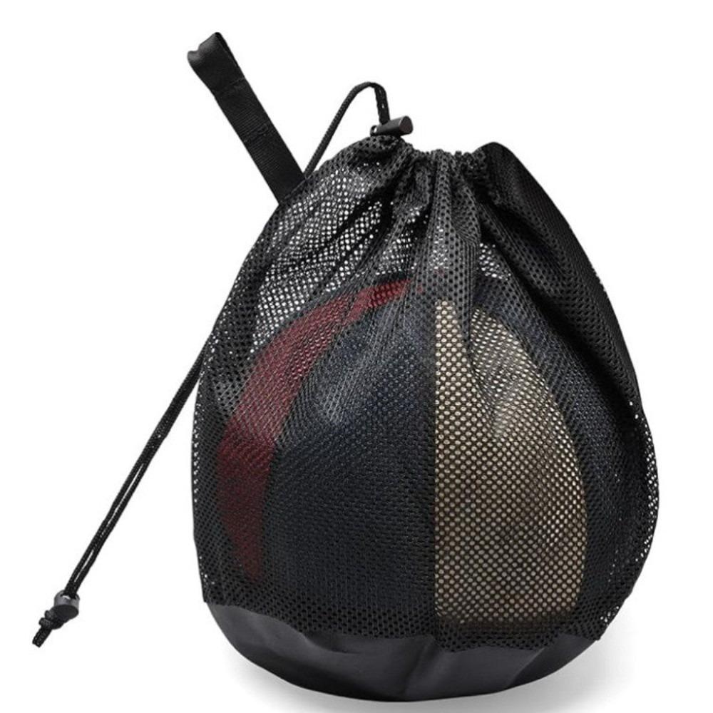 Sports Training Portable Basketball Net Bag Mesh 25*30cm Football Bag Drawstring Net Bag Volleyball