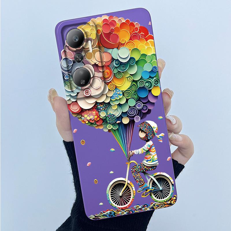 For Infinix Hot 20 4G X6826 X6826B X6826C / Hot20 5G X666 X666B Casing Soft Silicone Phone Case Sweet Painted Men Printed Cover