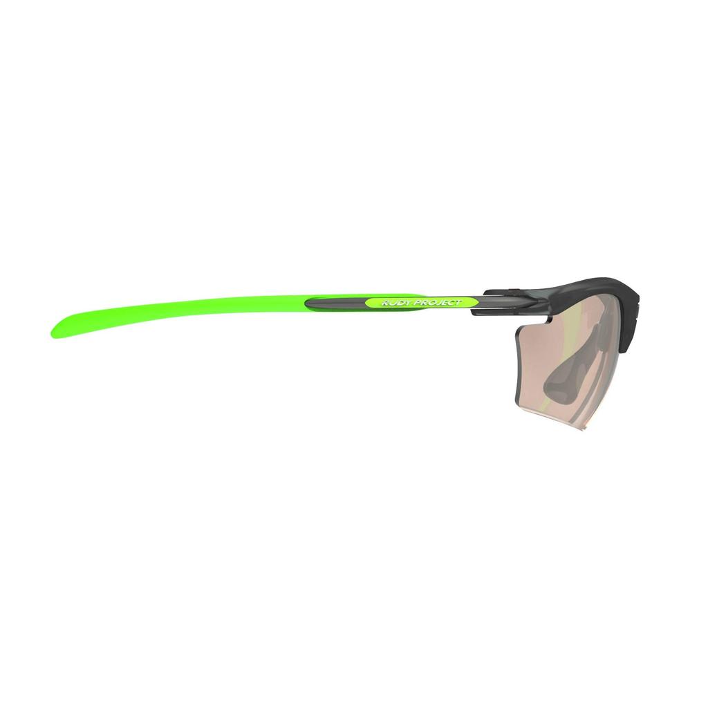 RUDY PROJECT Sports Sunglasses for Road and RYDON SLIM Frozen Ash Frame with Impact X2 Photochromic Laser Brown Bikes, Cycling, Marathons, Jogging,