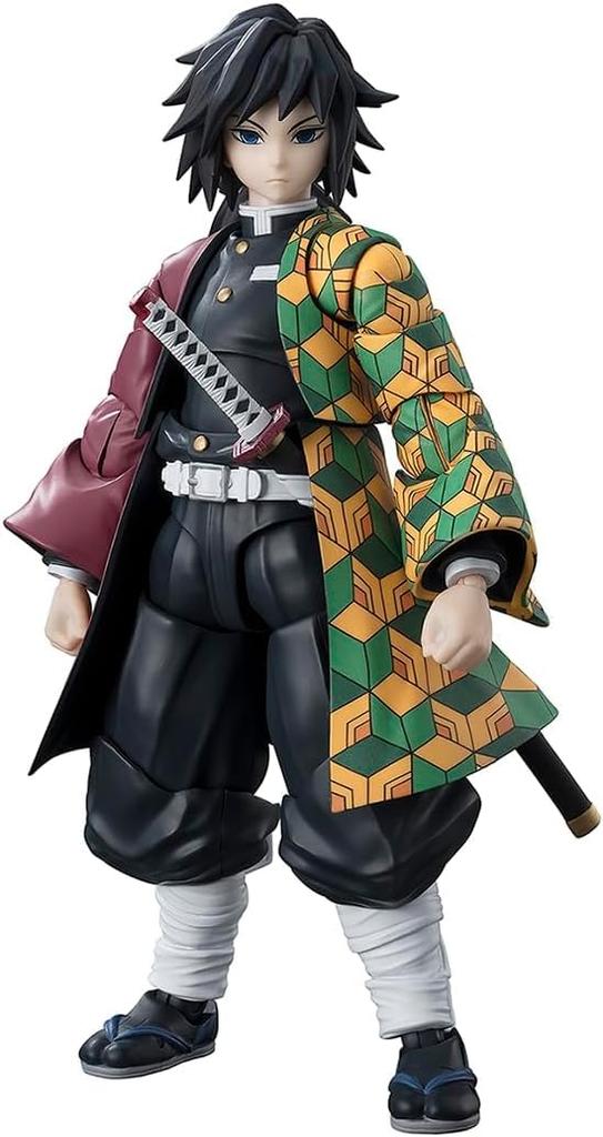 TAMASHII NATIONS Demon Kimetsu no Yaiba Giyu Tomioka approximately 150mm painted movable figure S.H.Figuarts Slayer PVC&ABS