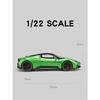 1/22 Maserati MC20 Alloy Model Car Metal Diecast Large Scale Vehicle Toy Model Collection Sound & Light Toy Car Gift for Kids