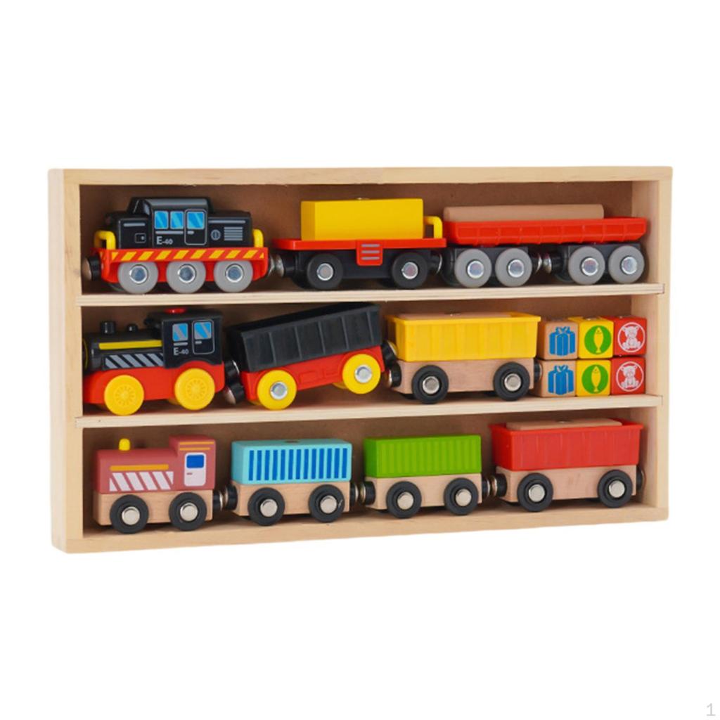 Classic Wooden Train Set for Kids - Educational Toy Collection