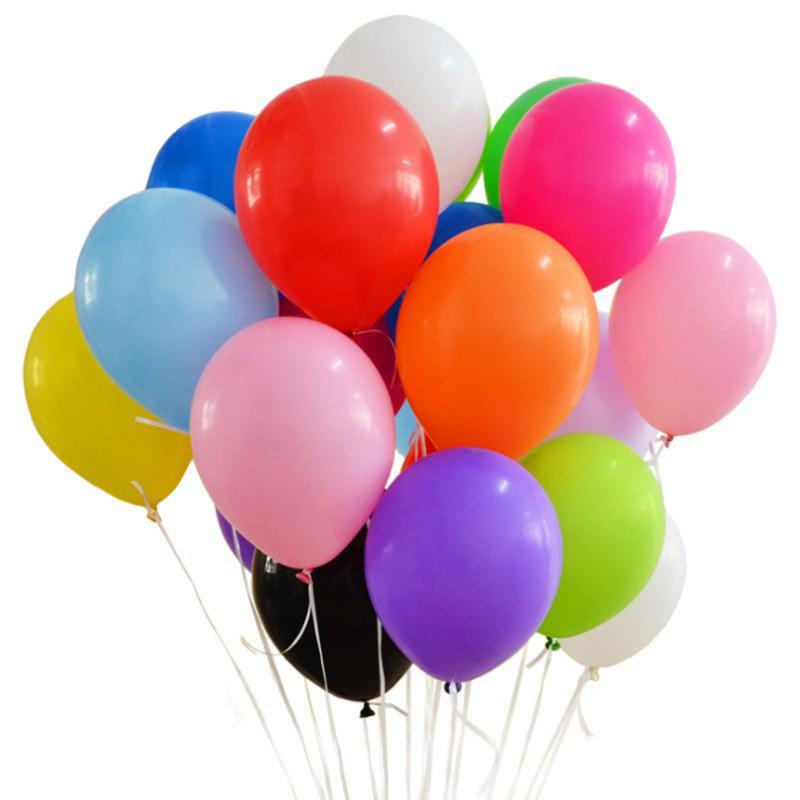 Thickened 10-Inch Matte Balloons - 1,000 Pieces for Weddings & Birthdays