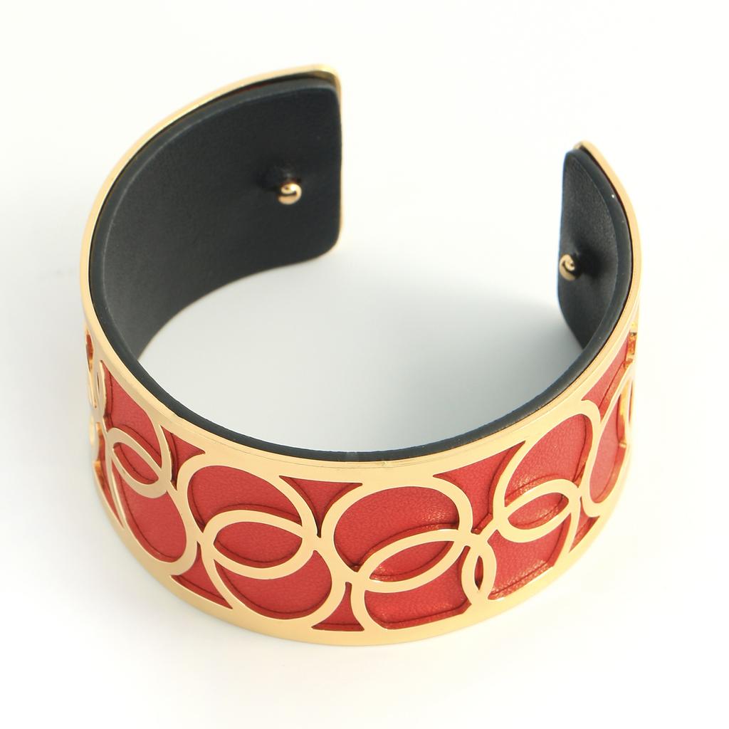 Georgette-Stil modisches Schmetterlingsmuster austauschbares doppelseitiges Leder Damen Vintage Schmuck Geschenk Eröffnungsarmband