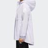 Adidas Alphabet Logo Printed Hooded Outerwear, Women Functional Sports Jacket Light Purple FM9258