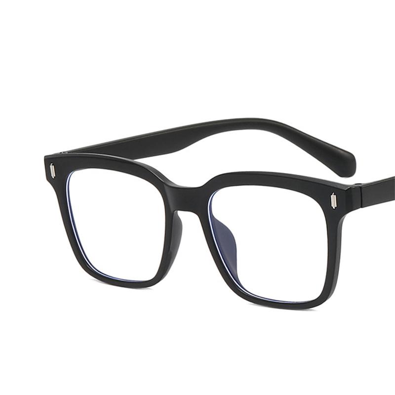 Oversized Rectangular Eyeglasses Spectacle Frame Frame Ladies Classic Anti-blue Light Vintage Fashionable Decorative Eye Glasses for Girls