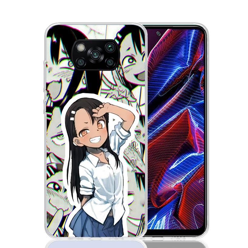Nagatoro San Anime Aesthetic Case Phone Cover for Xiaomi Redmi Note 10 9 9S 8 8T 7 5 Pro Mi 12T 11T 10T 9T 12 11 Lite A3 A2 Tren