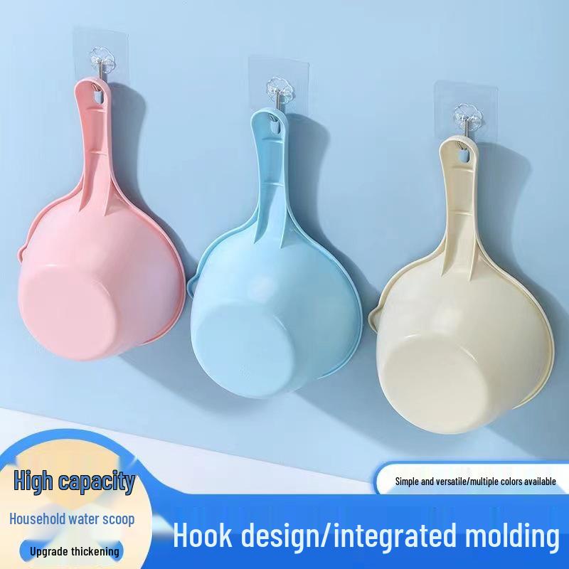 Durable Plastic Water Ladle for Kitchen, Bath, and Children's Hair Washing