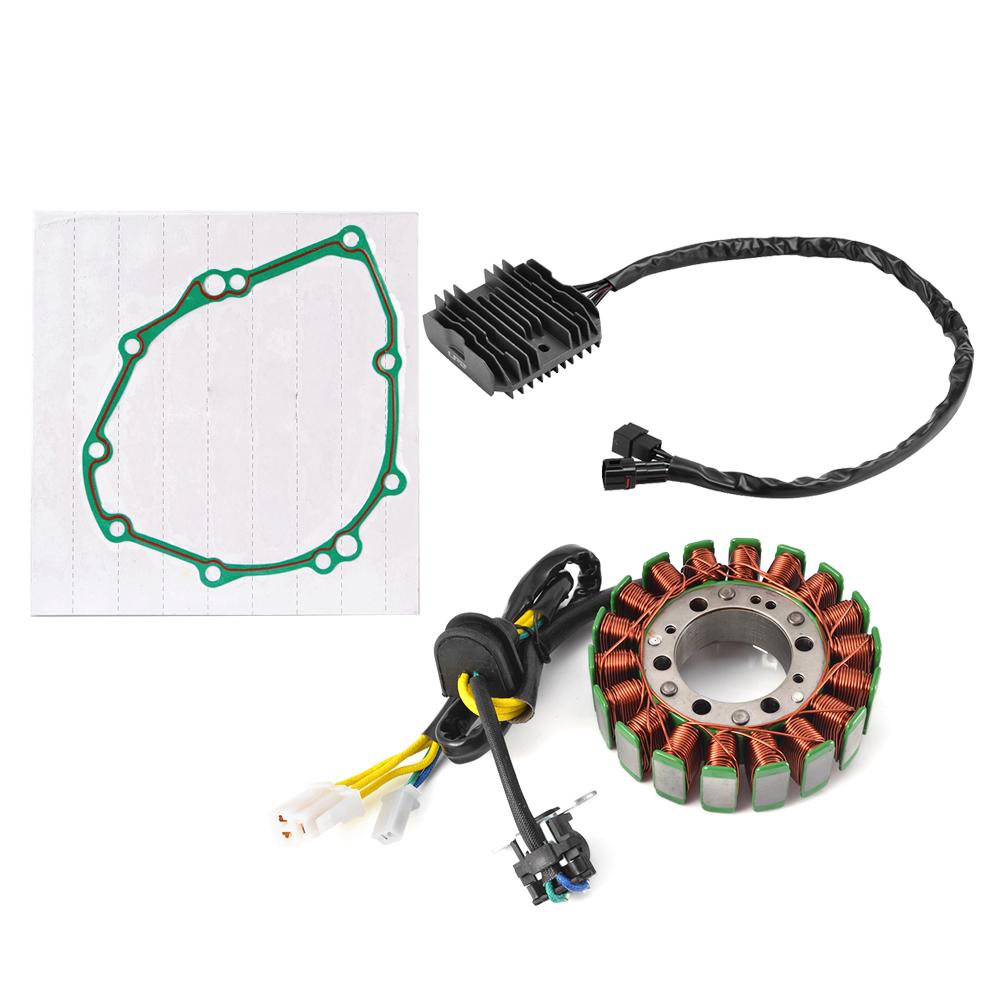 GSX1300 R Engine Stator Coil+Voltage Regulator rectifier For Suzuki GSX1300R GSX1300 Hayabusa B-King 1300 2008-2012 With Gasket