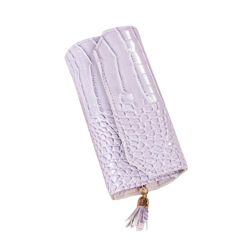 Jewelry Travel Organizer With Leather Material For Rings Earrings And Gift Use