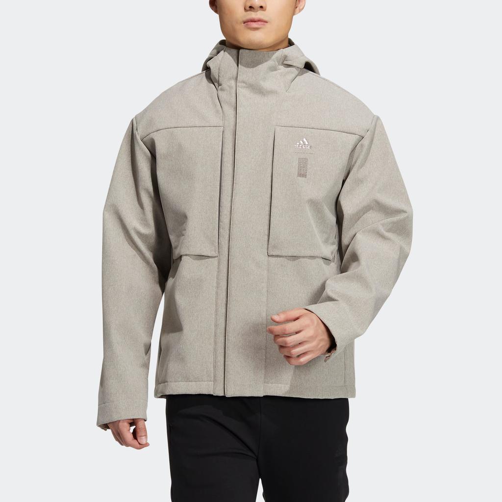 New Adidas Jackets Men Gray HN8977