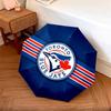 Toronto Blue Jays2pattern, automatic folding umbrella, portable and foldable design, 8 ribs, a Christmas or birthday gift.