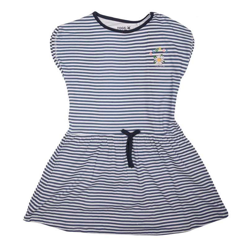 Children's Short Striped Cotton Dress CHEVIGNON