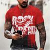 Men's Short Sleeved 3D Printed Personalized Loose Casual New T-shirt