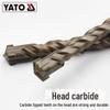 YATO SDS Extended Impact Hammer Drill Bit 14-25mm for Concrete and Cement Walls