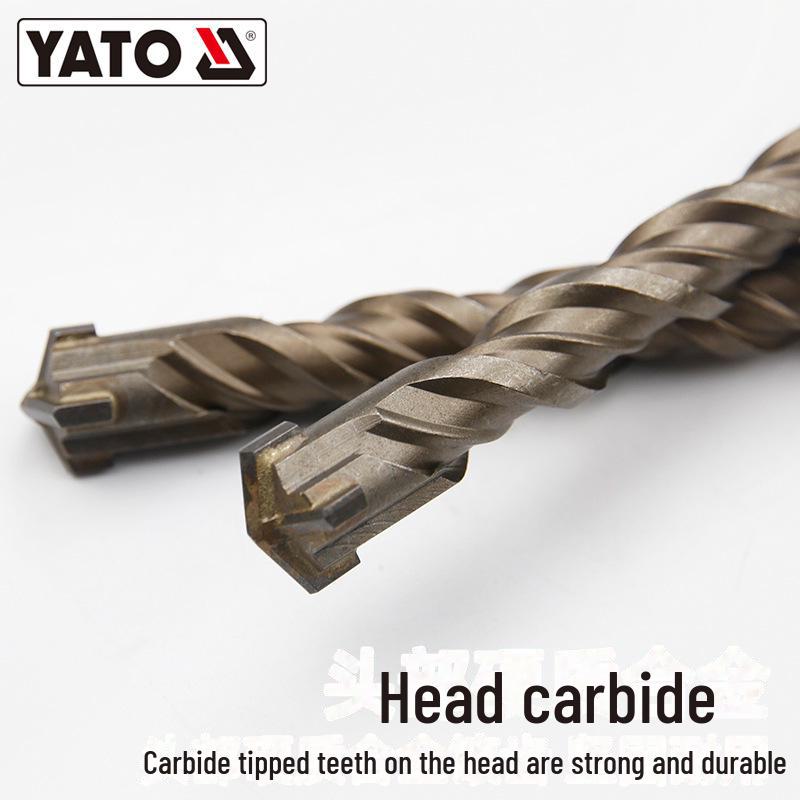 YATO SDS Extended Impact Hammer Drill Bit 14-25mm for Concrete and Cement Walls