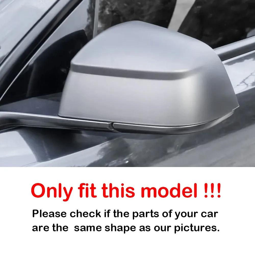 Voor Tesla Model Y Juniper 2025+ 2x Autosticker Achteruitkijkspiegel Zijspiegelkap Vleugeldop Buitenkant Behuizing Trim Accessoires Decoratie ABS