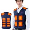 Electric Heated Vest Heating Independent Front and Rear Fiber Electric Heated Independent Front and Rear and 3 Temperature Quick Machine