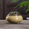 Ceramic Plate Incense Burner for Home Aromatherapy - Suitable for Bathroom, Bedroom, or Living Room.
