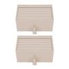 2pcs Car Garage Key Holder with Opening Door Wall Mount Key Organizer for Entryway Decoration