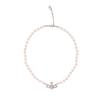 VIVIENNE WESTWOOD Collana girocollo mini bassorilievo Saturno Ottone Perla Collana da donna 63030006-W127