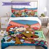3pcs Rugrats In Paris3 Design Cover Set - HD Printed Bedding with 1 Cover and 2 Pillowcases - Perfect for Home and Dorm Decor