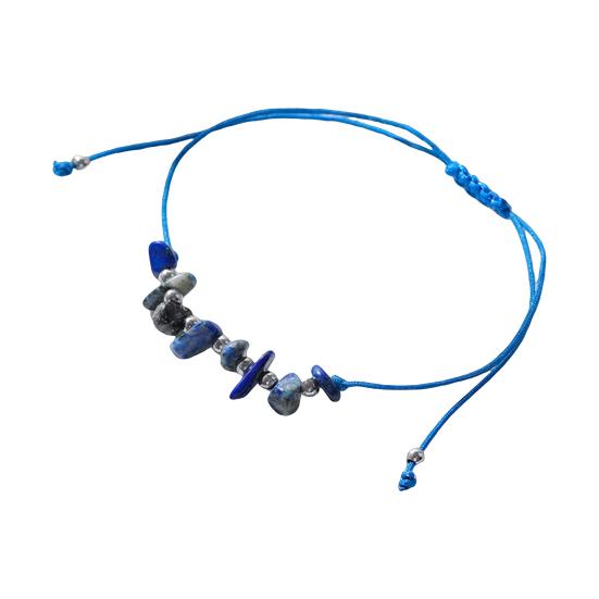 Women Bracelet Woven Decorative Irregular Ladies Faux Crystal Stone Hand Chain Bracelet Jewelry for