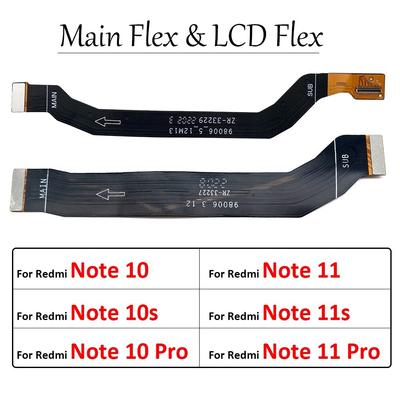 Für Xiaomi Redmi Hinweis 10 10s 11 11s Pro 4G 5G Wichtigsten FPC LCD Display Verbinden mainboard Hauptplatine Flex Kabel