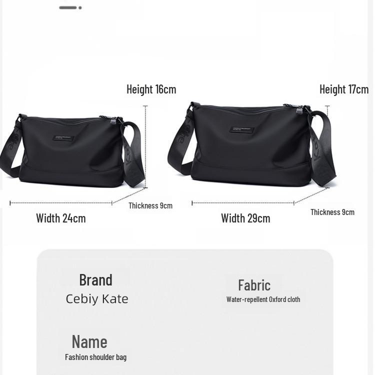 2024 Trendy Herren-Umhängetasche mit großem Fassungsvermögen und strukturierter Umhängetasche