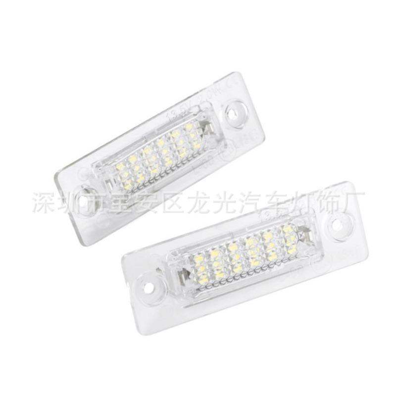 License Plate Light LED Compatible with Volkswagen Touran Passat Jetta Caddy Skoda Car Accessories Auto Parts Rear Plate Light