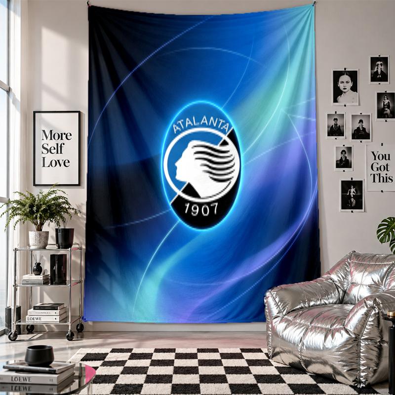 Atalanta FC Wall Tapestry Home Decor Wall Hanging Cloth for Bedroom Living Room Background