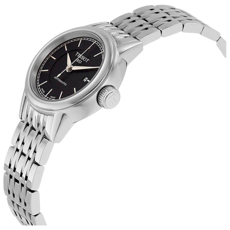 Tissot Kason Zen I Collection Mechanical Movement 30m Water Resistance Women's Watch 30mm Black Dial T085.207.11.051.00