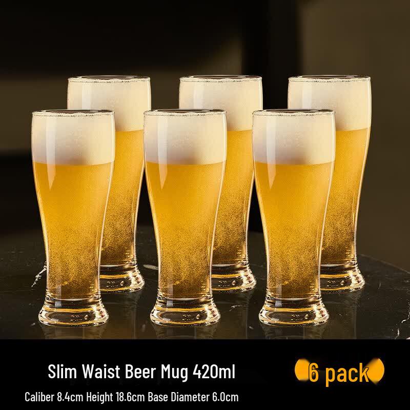Qiwei Large Glass Beer & Beverage Mug