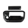 For Honda Ridgeline - Pilot Trunk Rear Door Handle Trim Cover Accessories Component Cover Carbon Fiber