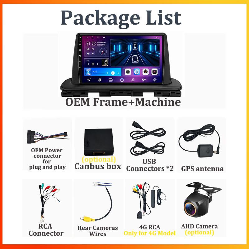 For Kia Cerato 4 IV Forte 2018 2019 2020 2021 Car Radio Player Car Carplay Screen Autoradio Mirror Link Car Intelligent Systems