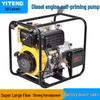 2-8 inch Mobile Diesel Water Pump with Wheels for Irrigation, Drainage, Flood Control, Emergency, and Fire Fighting