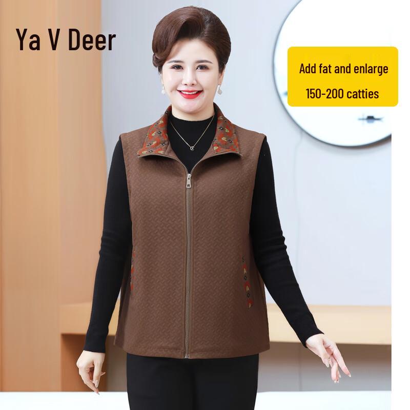 Yalu Plus Size Women s Lightweight Cotton Padded Vest 2XL